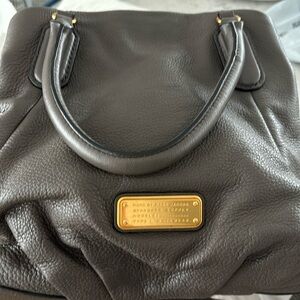 Marc by Marc Jacobs Charcoal Leather Shoulder Bag